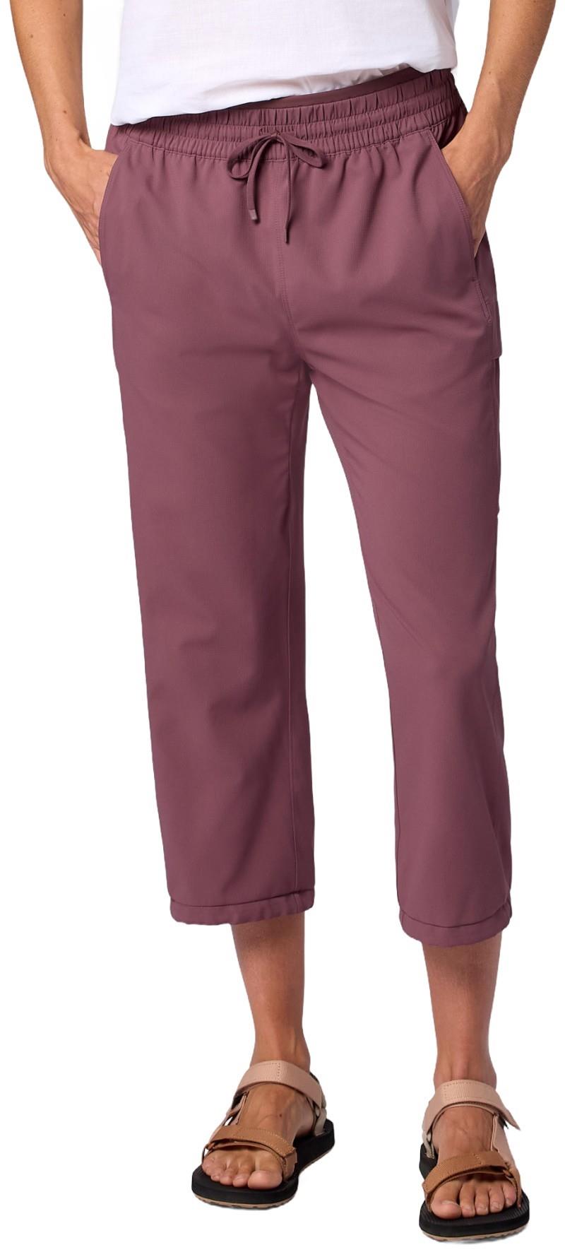Lumina Crop Pants - Womens - sugar plum 1