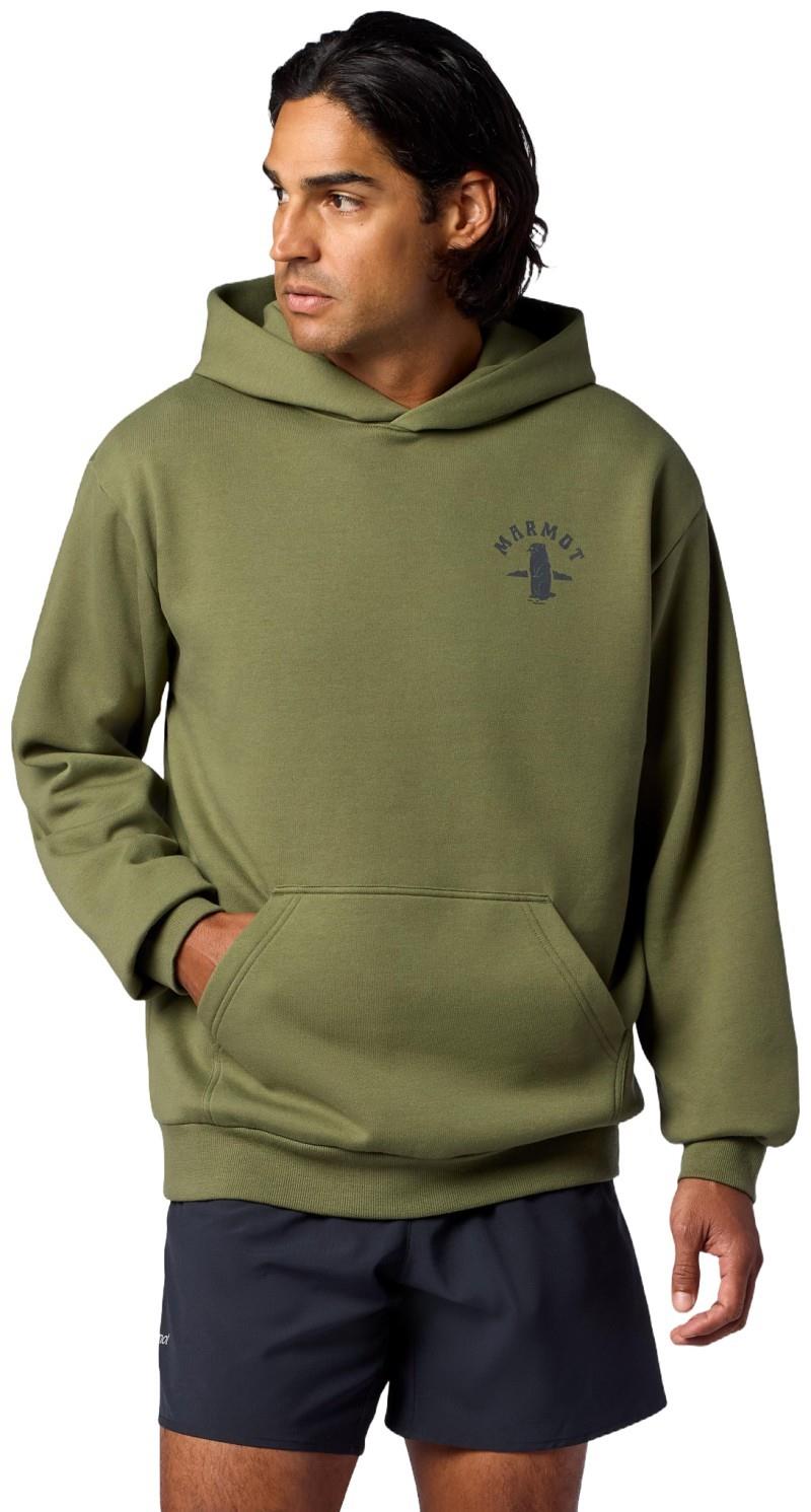 MMW Circle Critter Hoody - Mens - olive grove 1