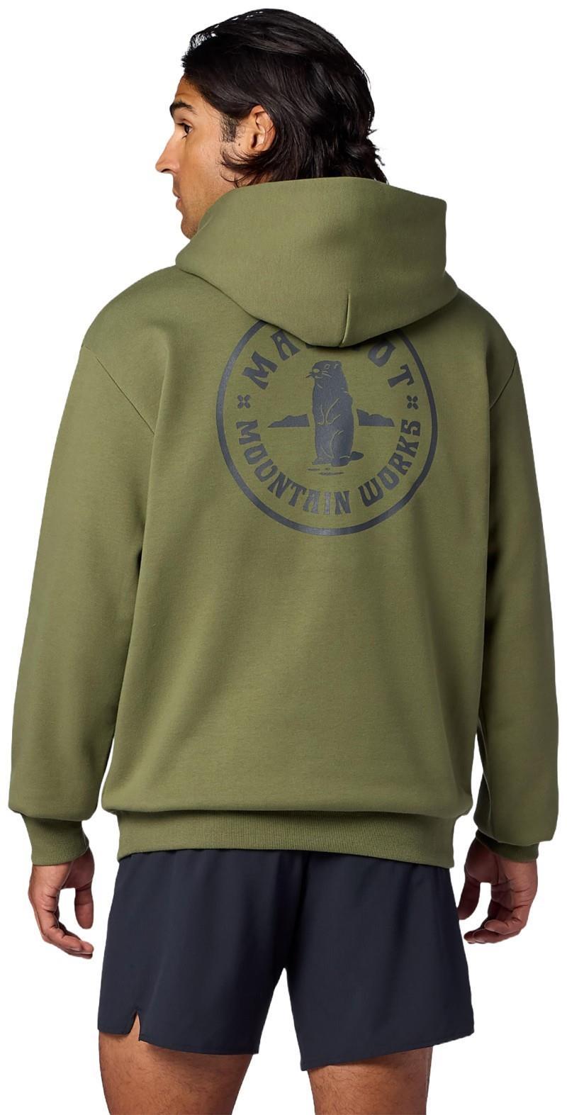 MMW Circle Critter Hoody - Mens - olive grove 1