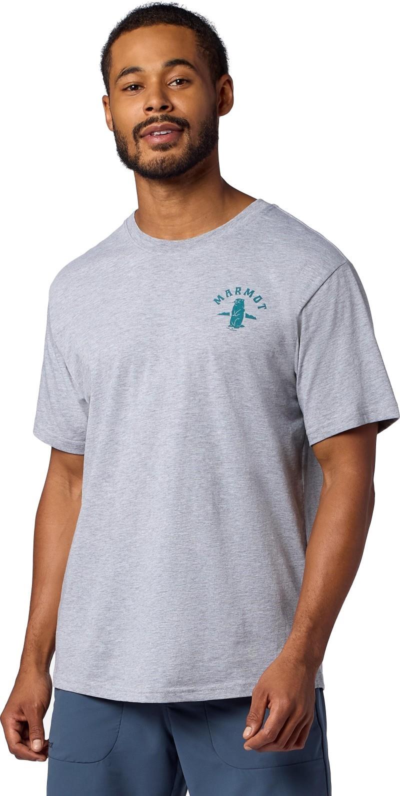 MMW Circle Critter Tee SS - Mens - grey heather 1
