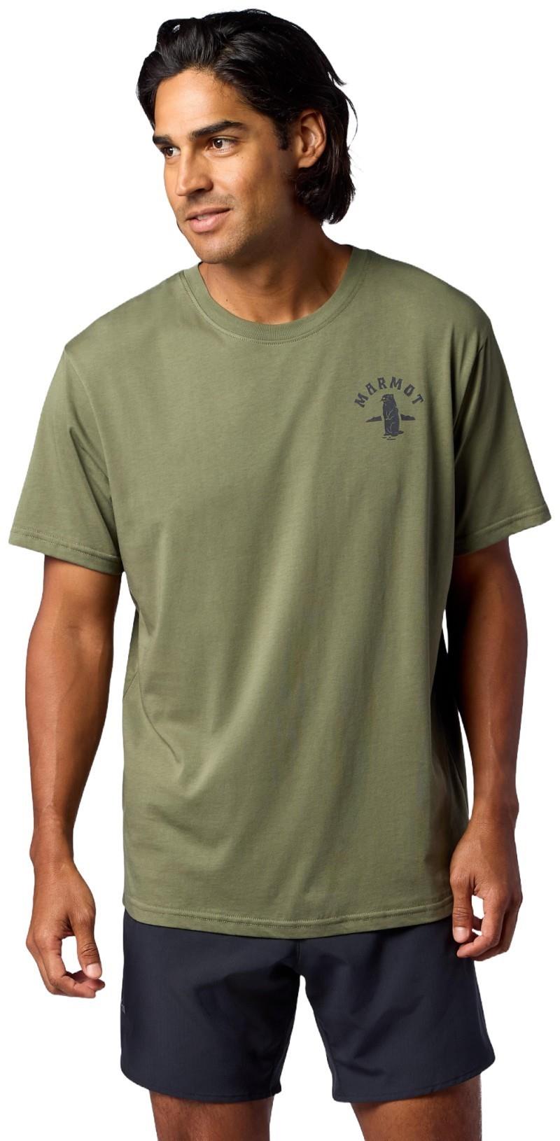 MMW Circle Critter Tee SS - Mens - olive grove 1