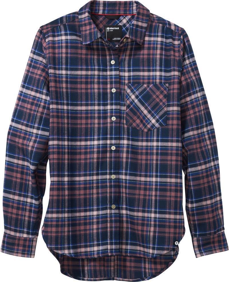 Maggie Midweight Flannel LS - Womens - Dark Indigo 1