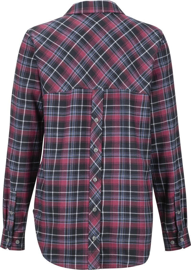 Maggie Midweight Flannel LS - Womens - Dark Steel 2