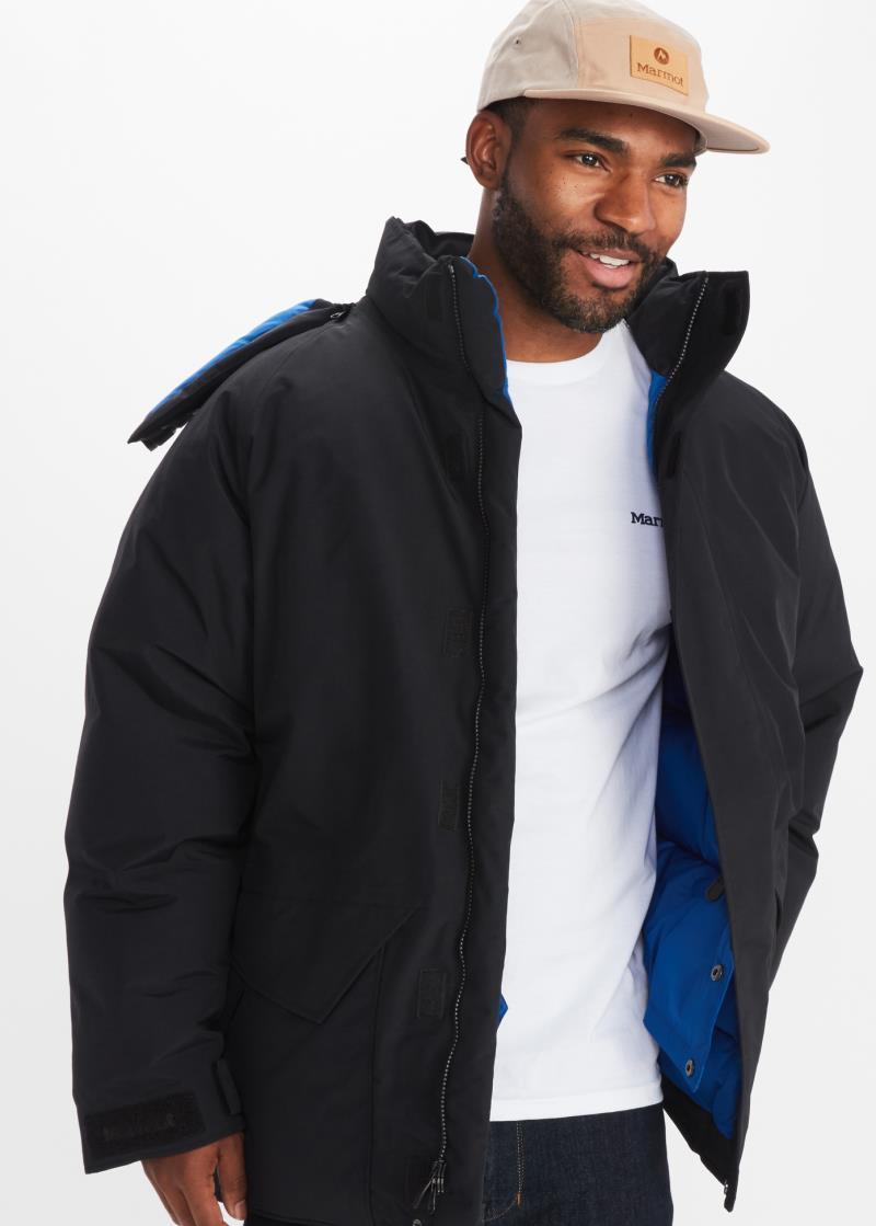 Mammoth GTX Parka - Mens - Black / Dark Azure 2