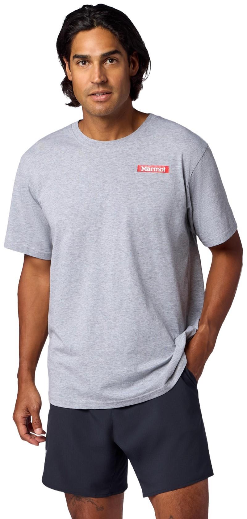 Marmot Duct Tape Tee SS - Mens - grey heather 1
