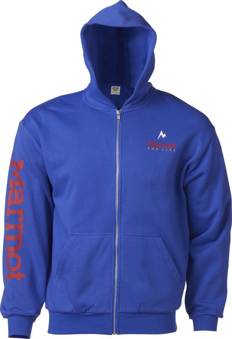 Marmot For Life Full Zip Hoody - Mens - Trail Blue 1