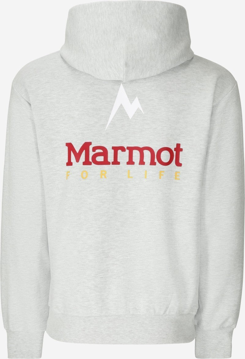Marmot For Life Hoody - Mens - light grey heather 1