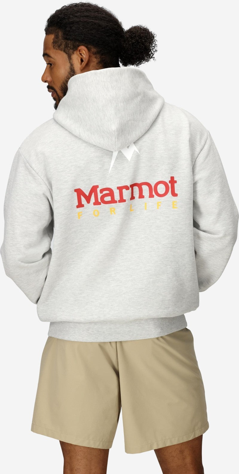 Marmot For Life Hoody - Mens - light grey heather 1