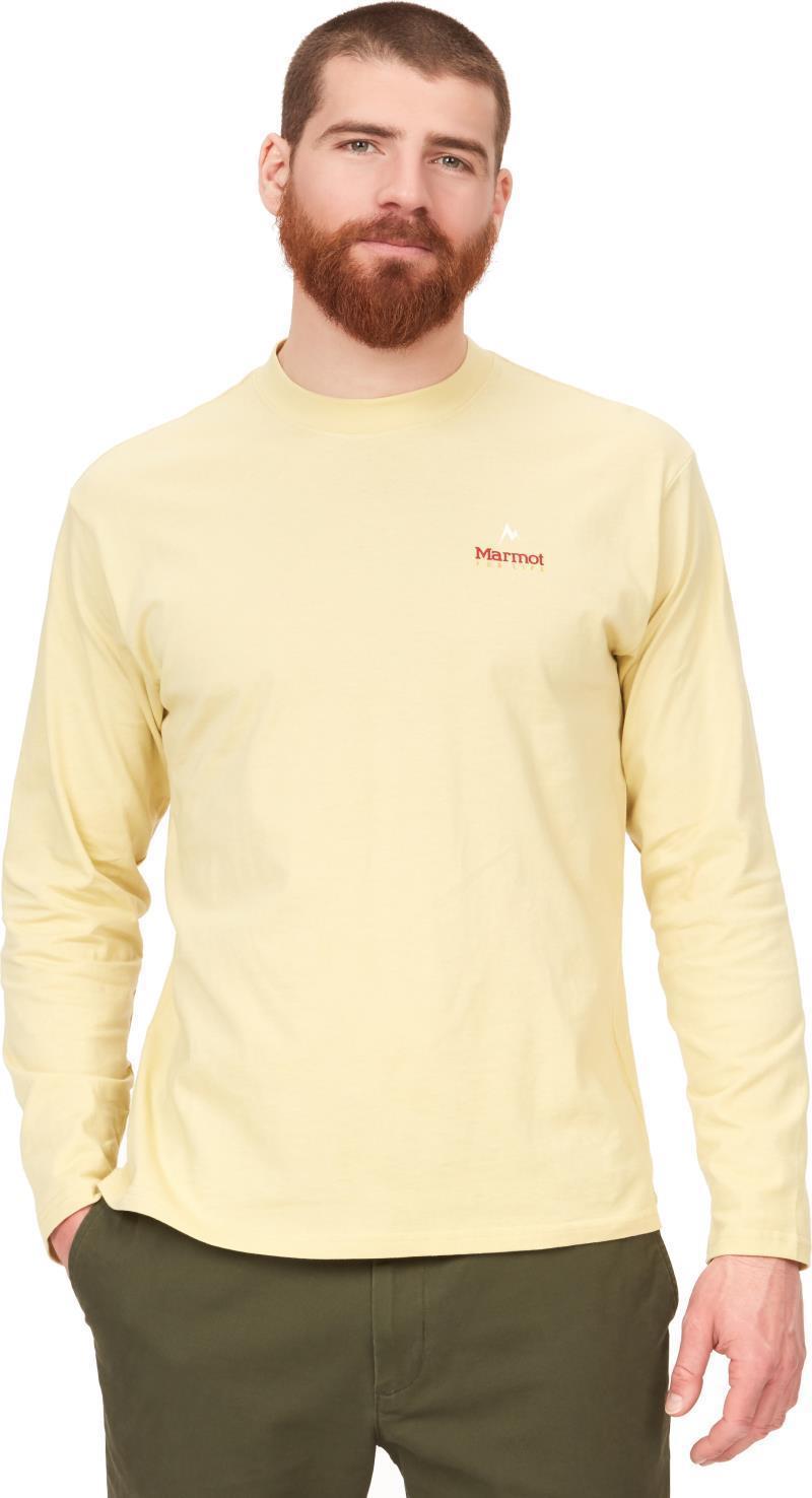 Marmot For Life Tee LS - Mens - Wheat 1