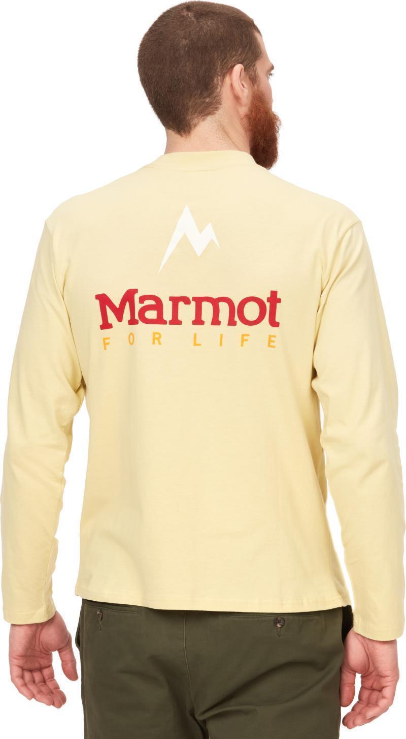 Marmot For Life Tee LS - Mens - Wheat 2