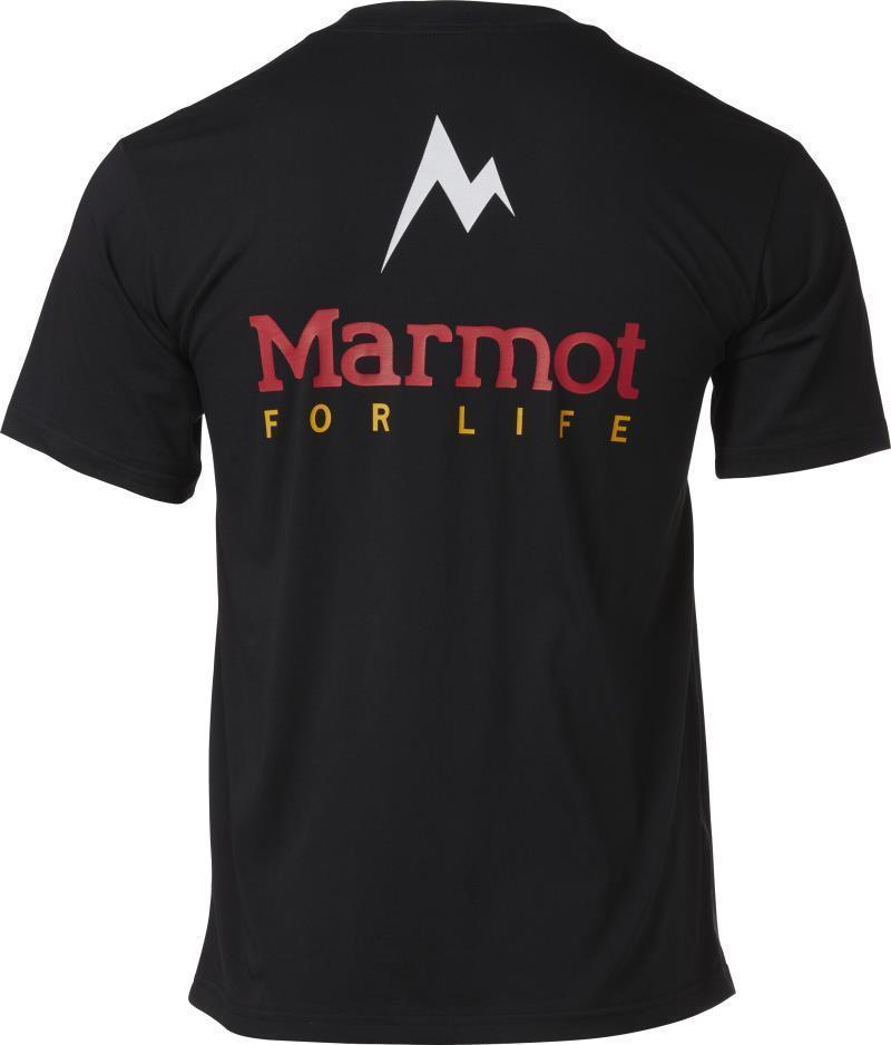Marmot For Life Tee SS - Mens - Black 2