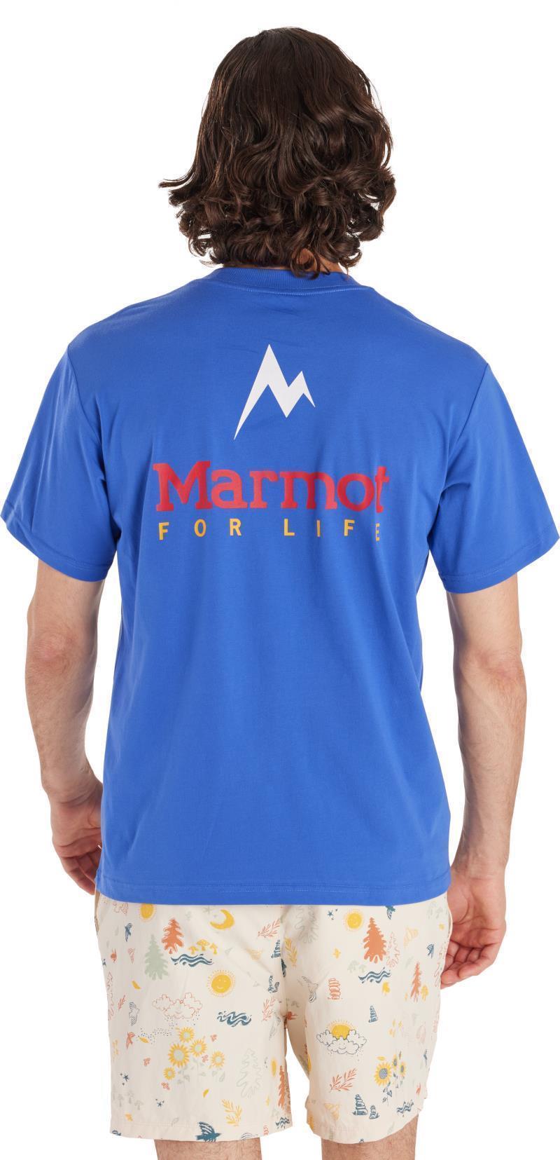 Marmot For Life Tee SS - Mens - Trail Blue 4