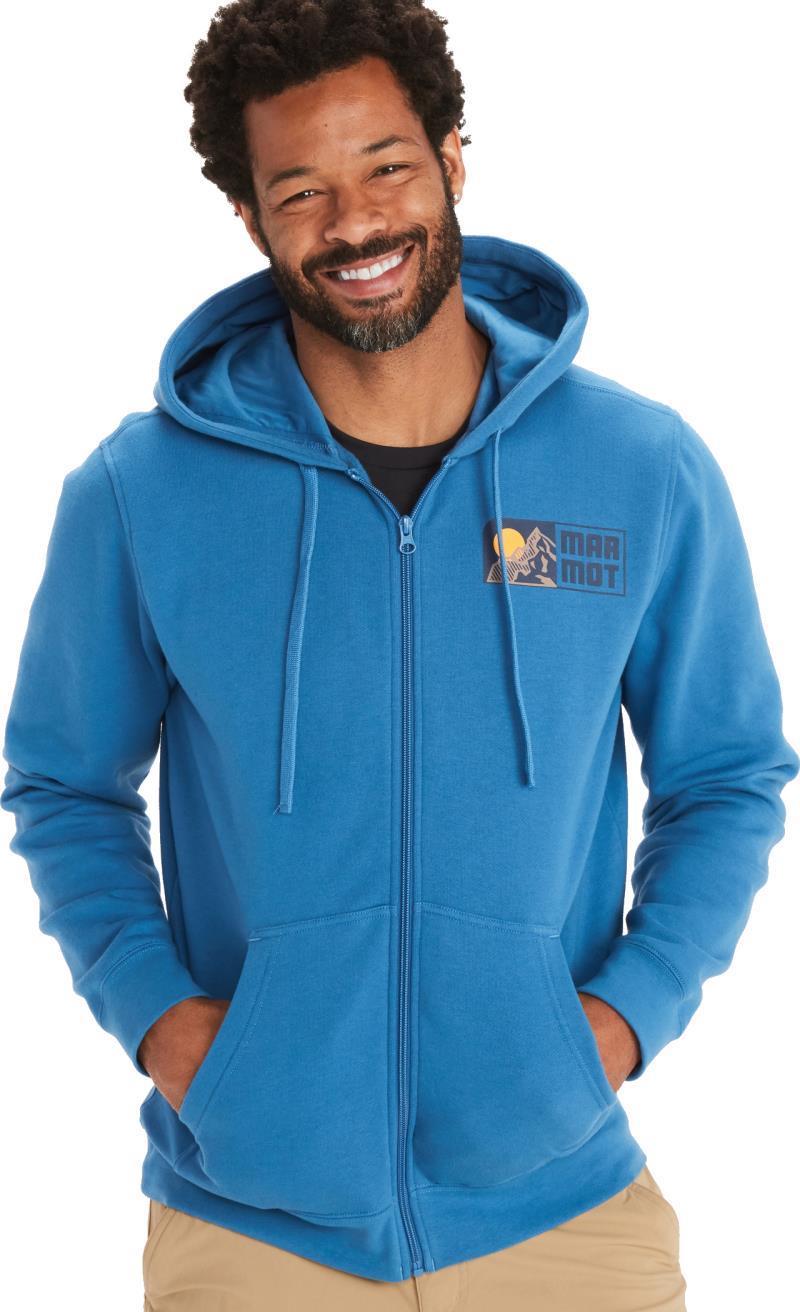 Marmot Full Zip Hoody - Mens - Varsity Blue 1