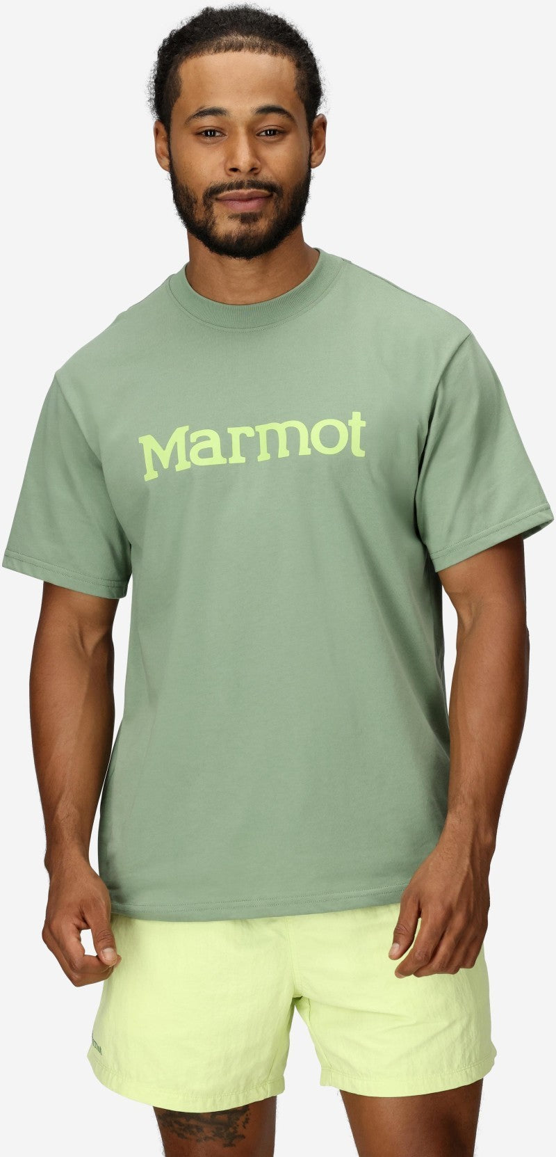 Marmot Logo SS - Mens - agate green 1