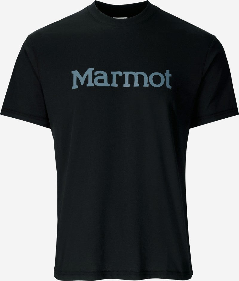 Marmot Logo SS - Mens - black 1