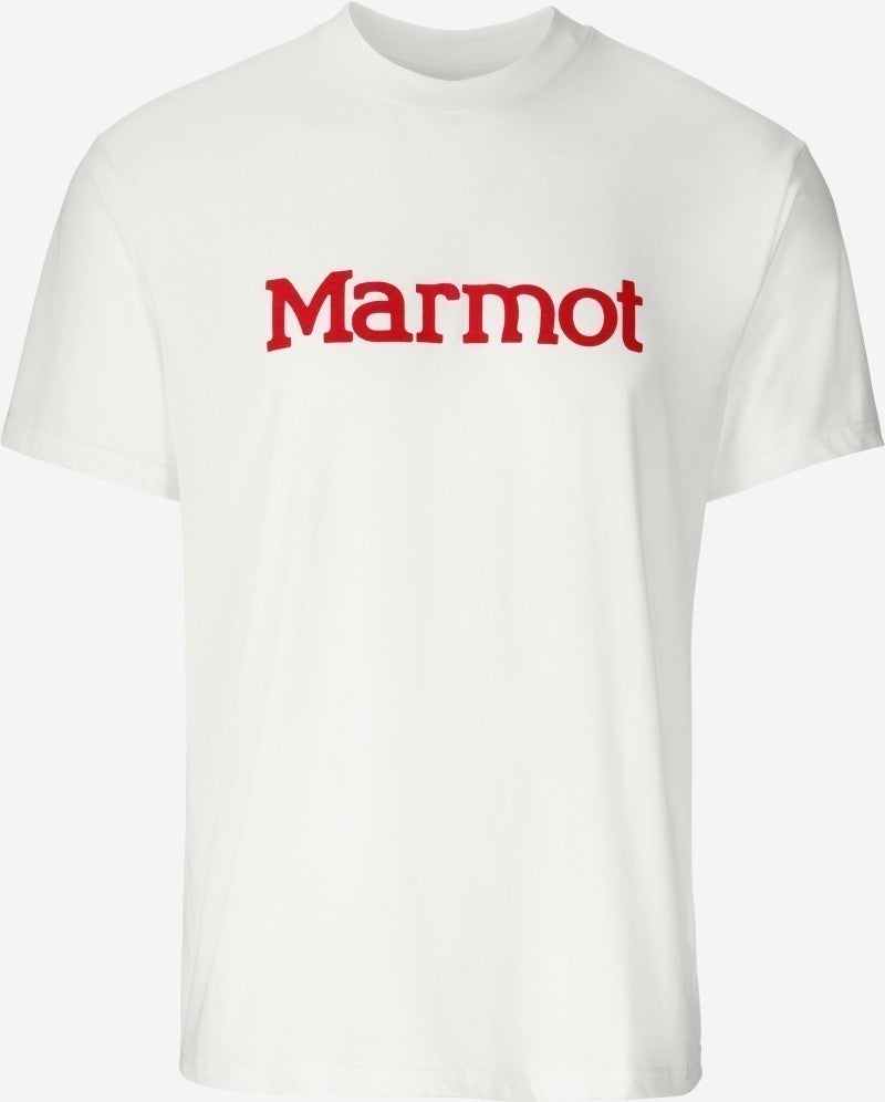 Marmot Logo SS - Mens - white 1