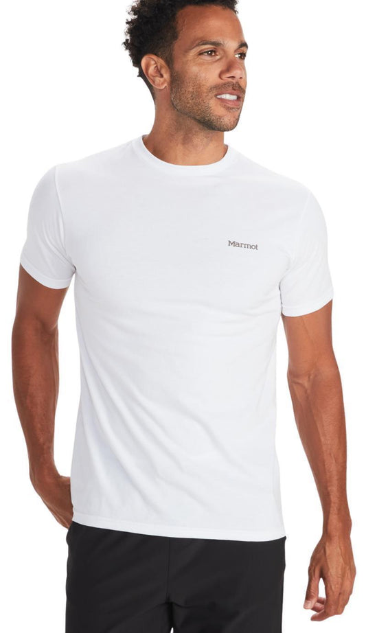 Marmot Man Tee SS - Mens - White 1