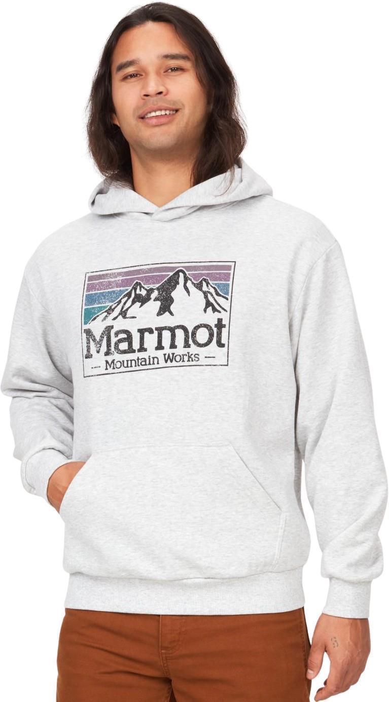 Marmot Mountain Works Gradient Hoody - Mens - Light Grey Heather 1