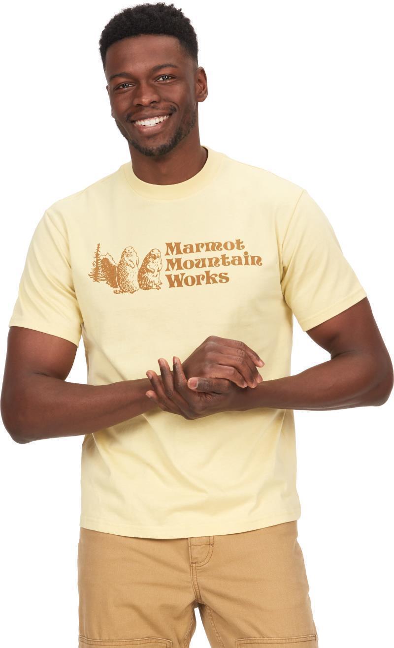 Marmot Mountain Works Tee SS - Mens - Wheat 1