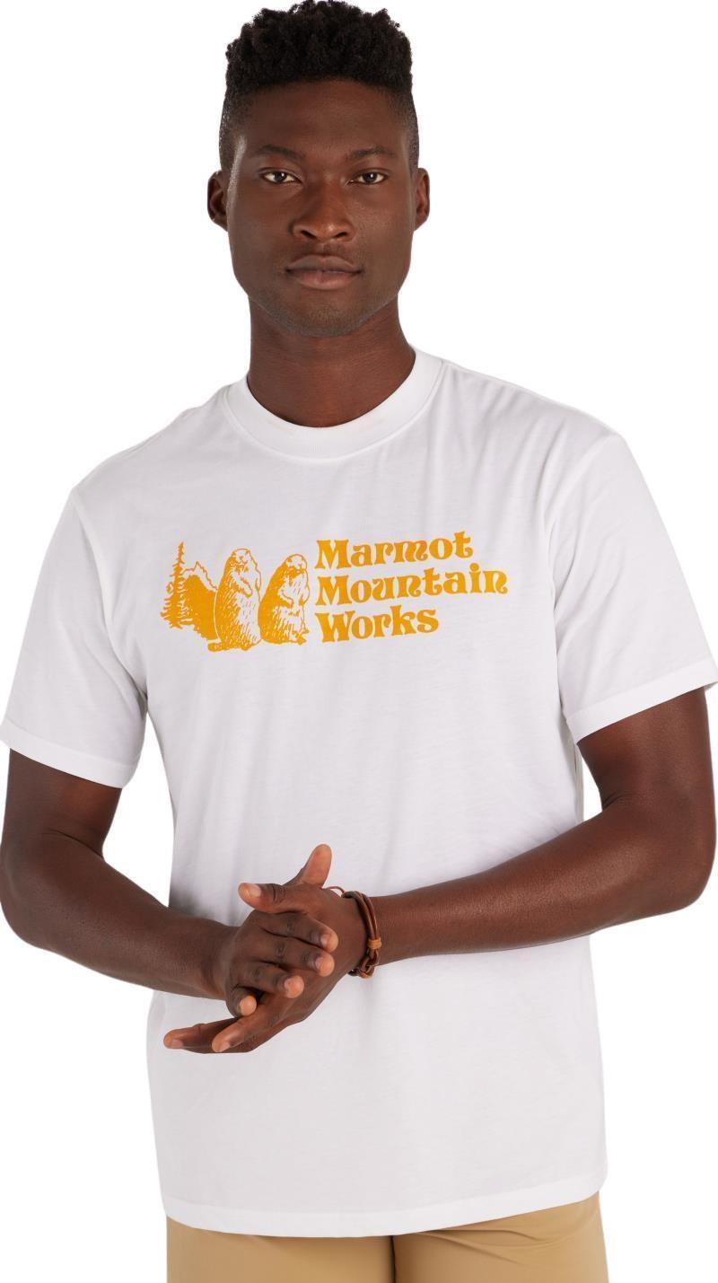 Marmot Mountain Works Tee SS - Mens - White 1
