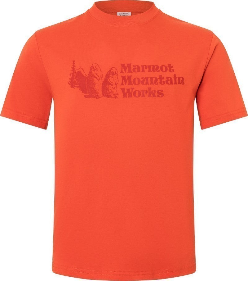 Marmot Mountain Works Tee SS - Mens - ginger blossom 1