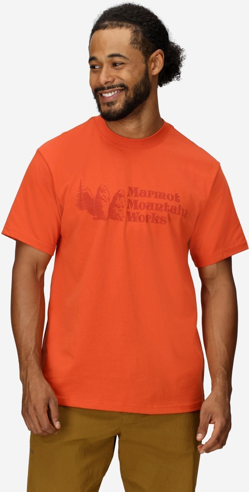 Marmot Mountain Works Tee SS - Mens - ginger blossom 1