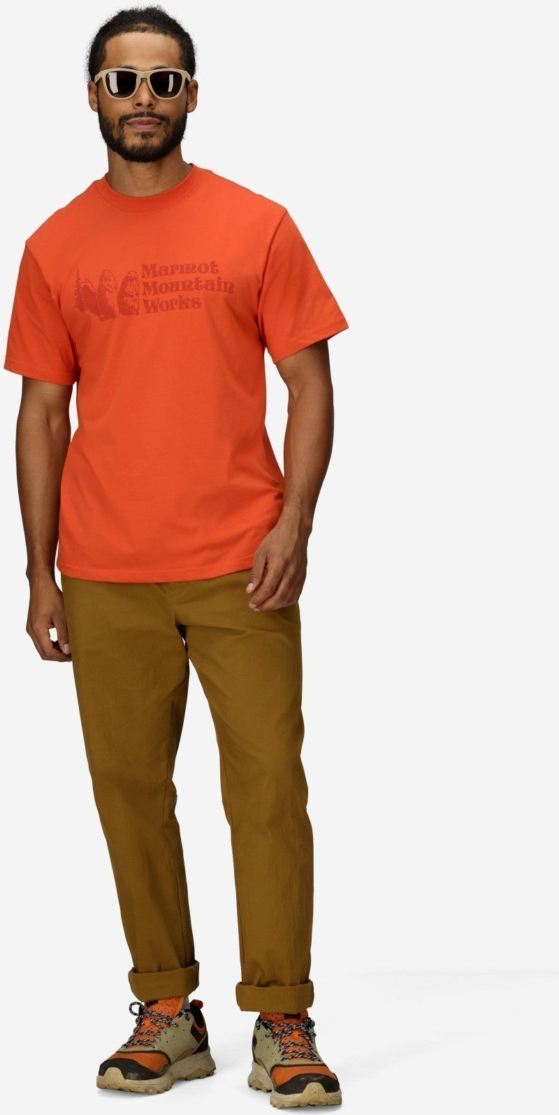 Marmot Mountain Works Tee SS - Mens - ginger blossom 1