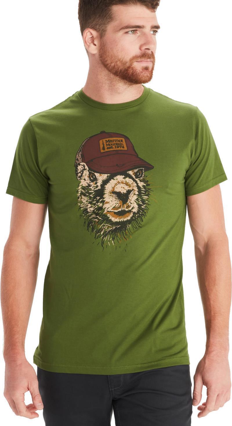 Marmot Trucker Tee SS - Mens - Foliage 1