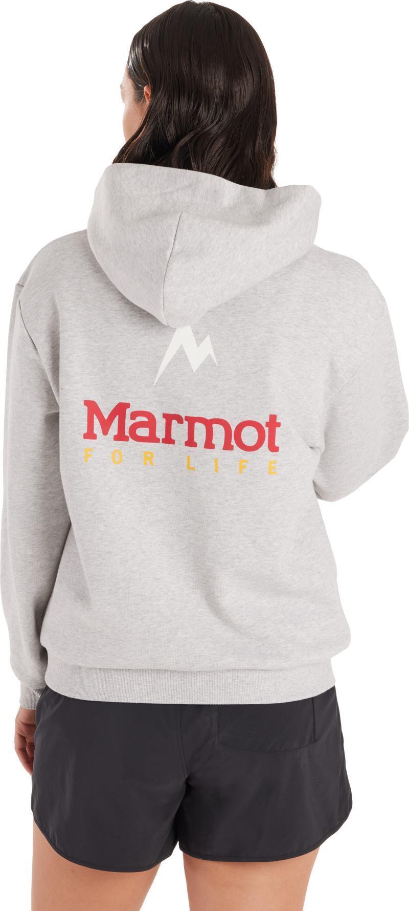 Marmot for Life Hoody - Womens - Light Grey Heather 2