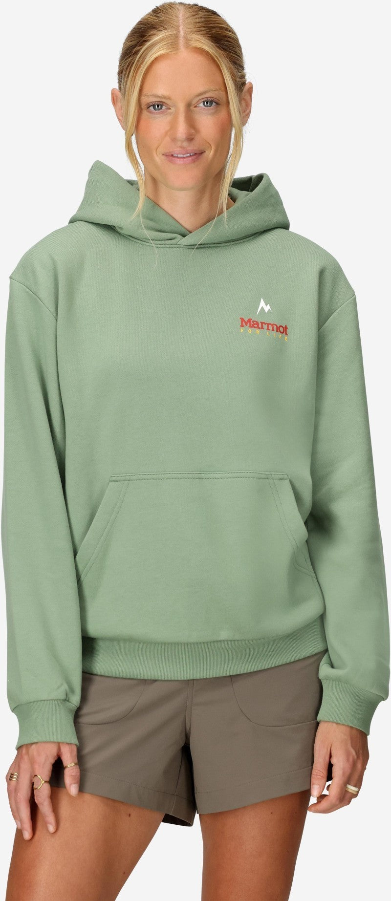 Marmot for Life Hoody - Womens - agate green 1