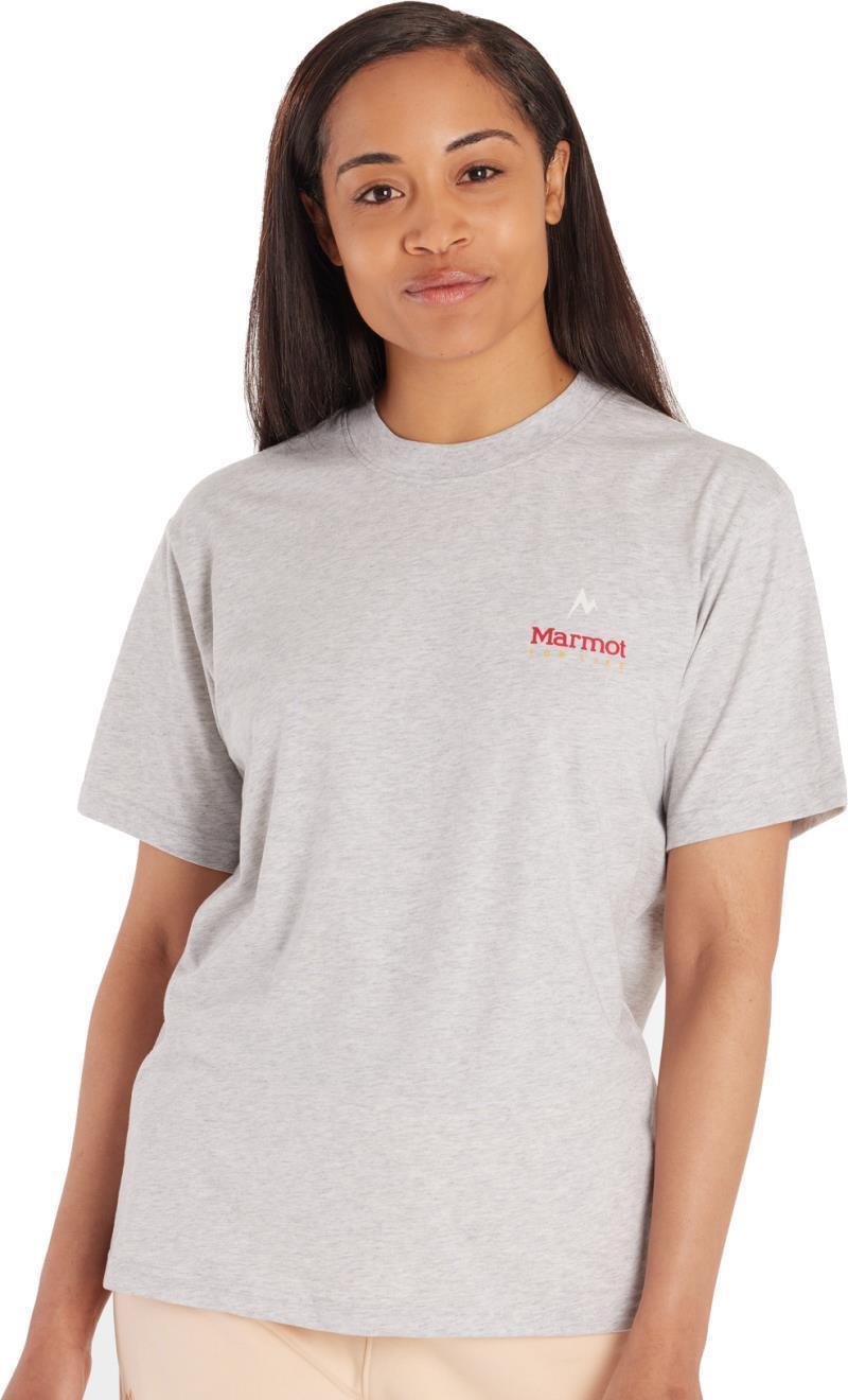 Marmot for Life Tee SS - Womens - Light Grey Heather 1