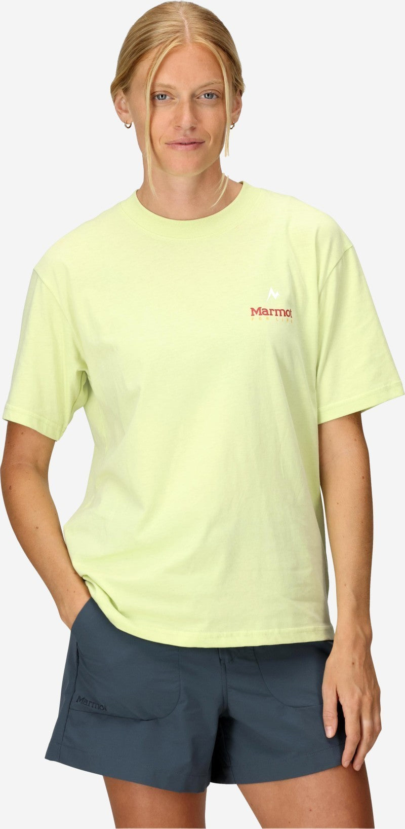 Marmot for Life Tee SS - Womens - matcha 1