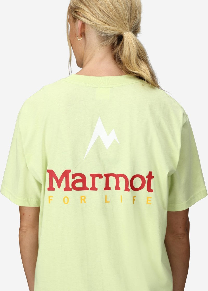 Marmot for Life Tee SS - Womens - matcha 1