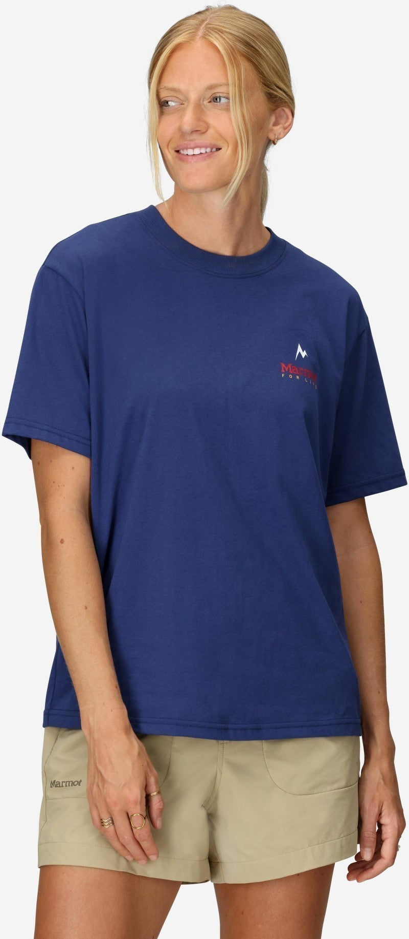 Marmot for Life Tee SS - Womens - twilight blue 1