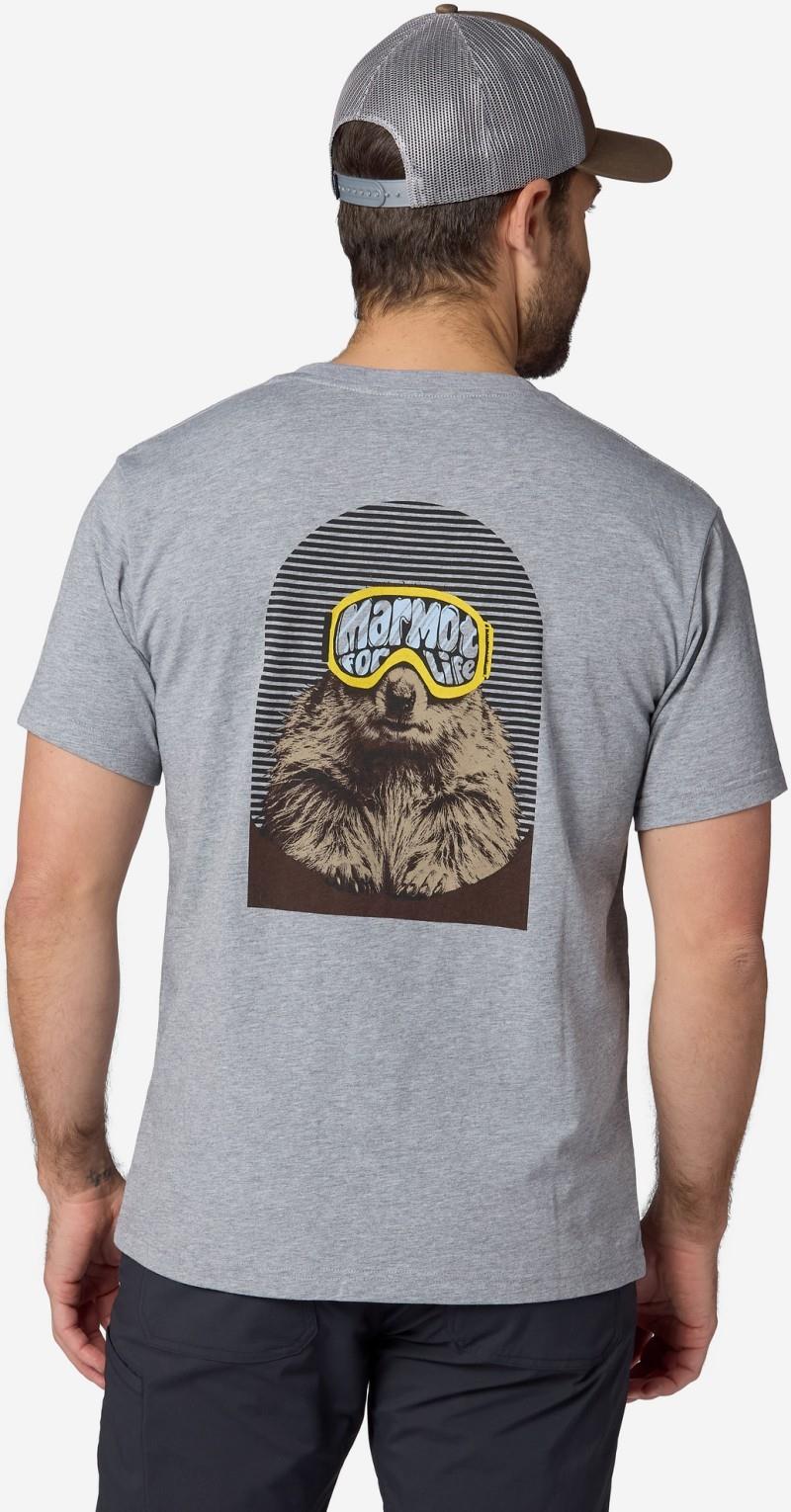 Marty Goggles SS Tee - Mens - grey heather 1