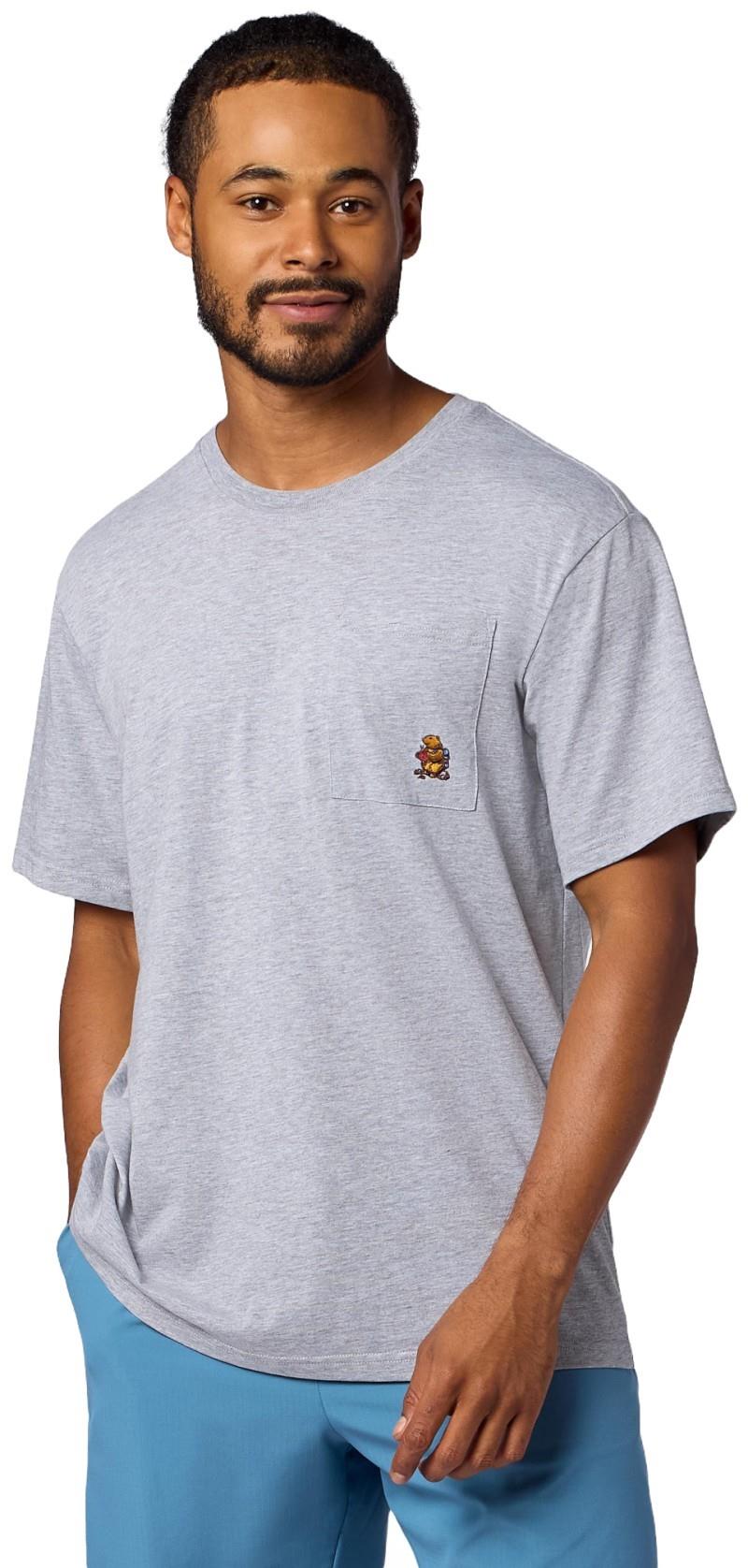 Marty Pocket Tee SS - Mens - grey heather 1