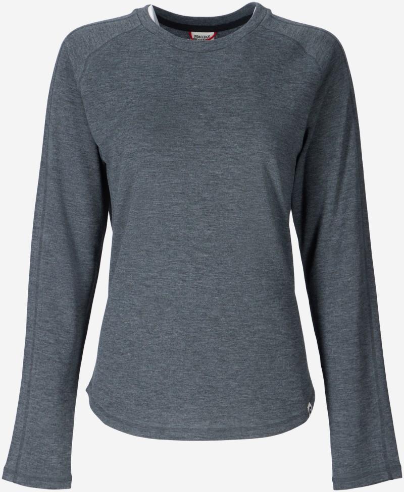Mayacama LS Crew - Womens - charcoal heather 1
