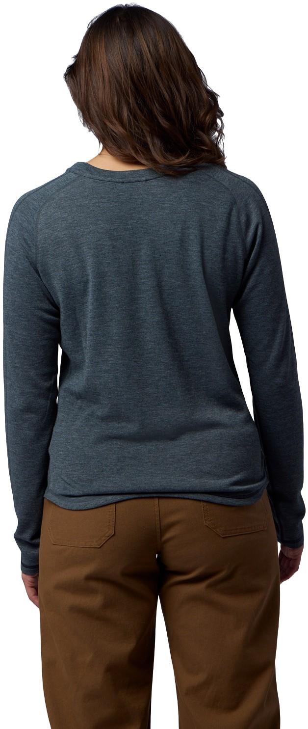 Mayacama LS Crew - Womens - charcoal heather 1