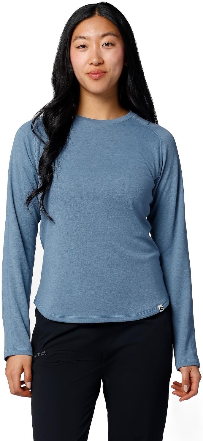 Mayacama LS Crew - Womens - hazy blue 1