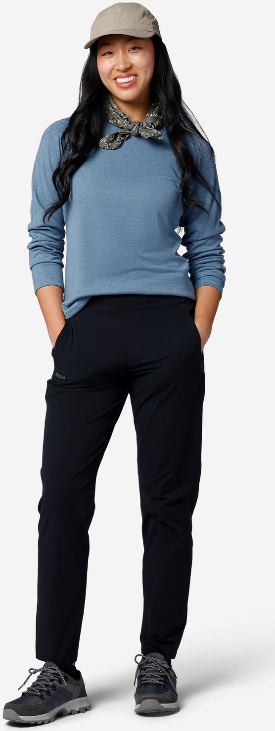 Mayacama LS Crew - Womens - hazy blue 1