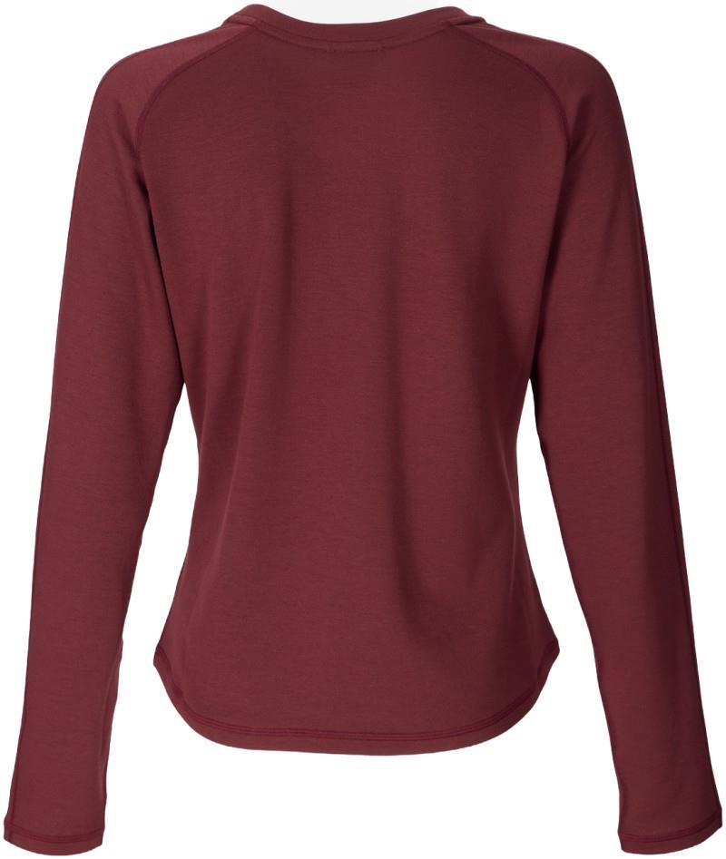 Mayacama LS Crew - Womens - soft oxblood 1