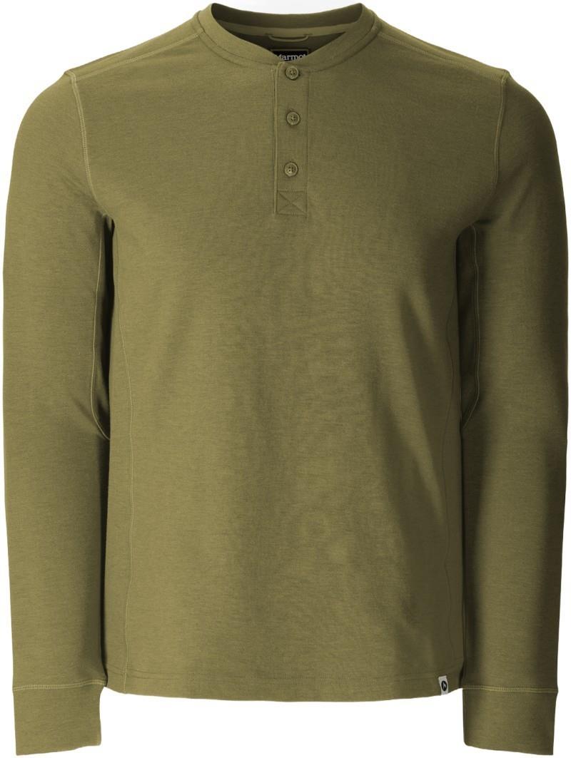 Mayacama LS Henley - Mens - surplus green 1