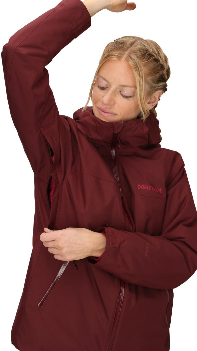 Minimalist Pertex 3-in-1 Jacket - Womens - acai berry 1