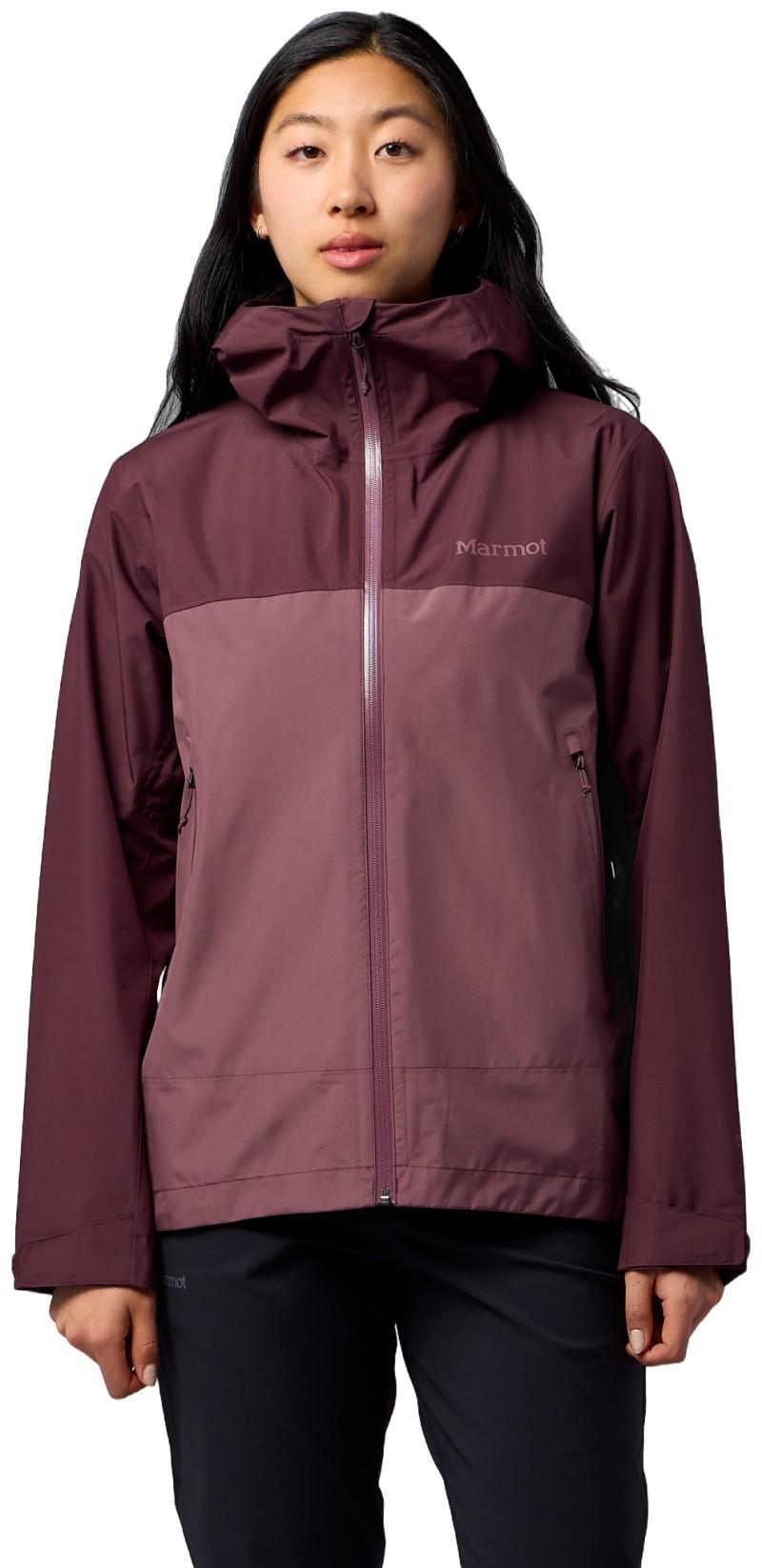Minimalist Pertex Jacket - Womens - black plum / sugar plum 1