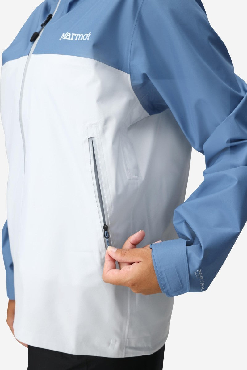 Minimalist Pertex Jacket - Womens - rain cloud / vapor 1