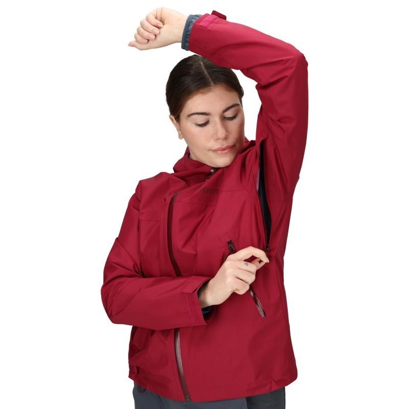 Minimalist Pertex Jacket - Womens - red mulberry 1