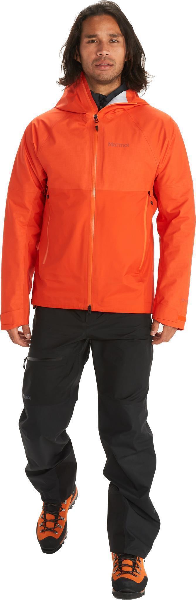 Mitre Peak GTX Jacket - Mens - Red Sun 2