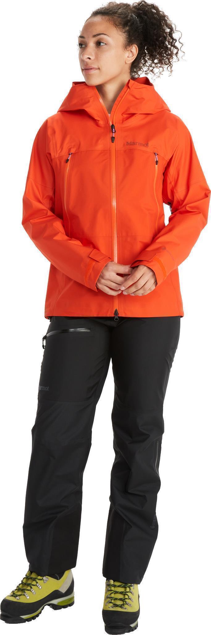 Mitre Peak GTX Jacket - Womens - Red Sun 3