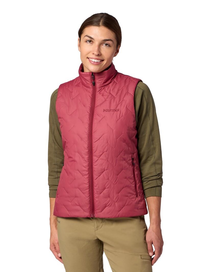 MonoQuilt Vest - Womens - dried rose 1