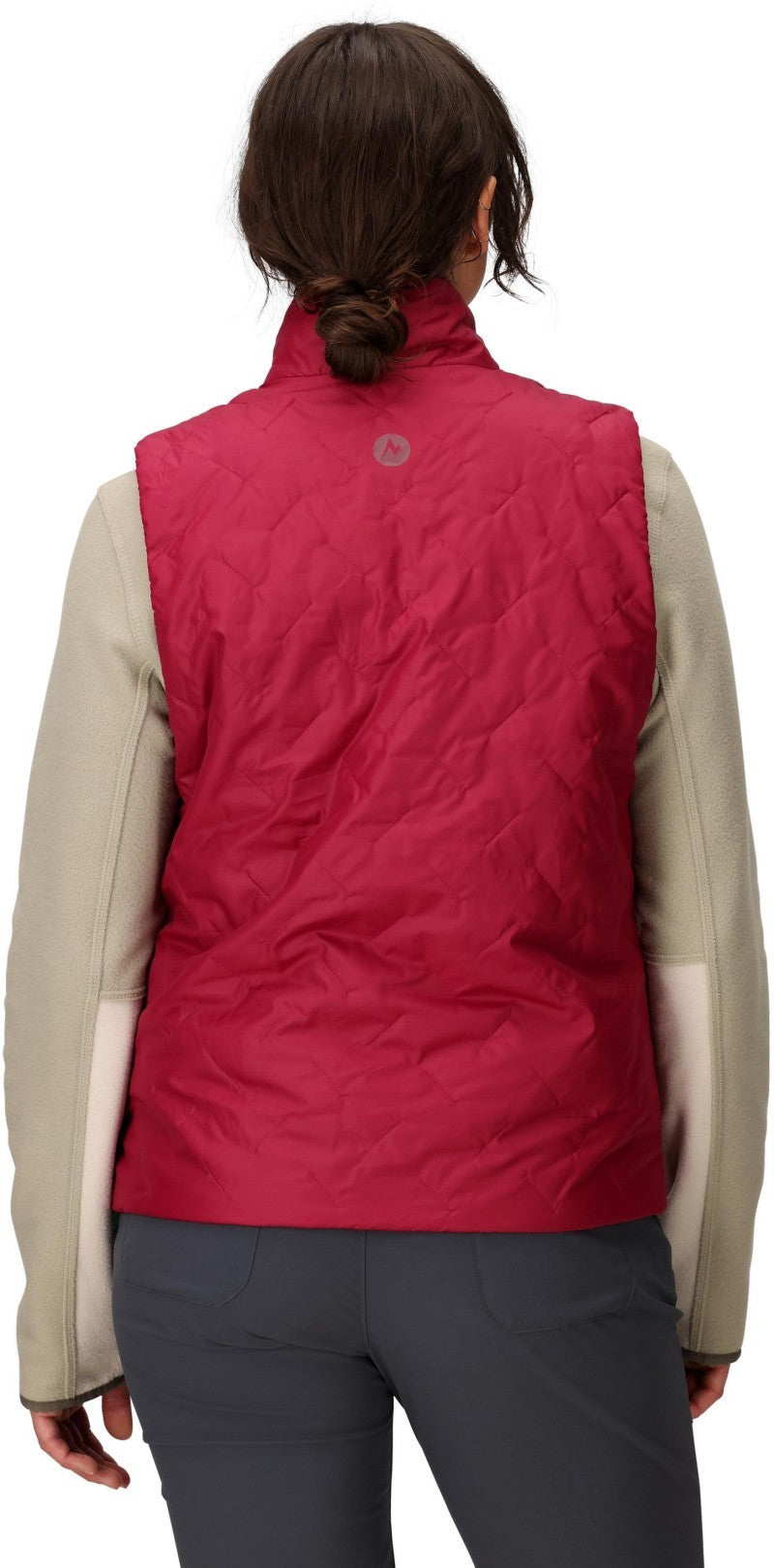 MonoQuilt Vest - Womens - red mulberry 1